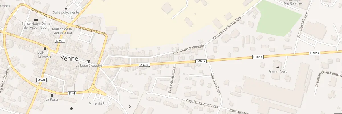 Plan du 211 Rue du Capitaine Simon à Yenne