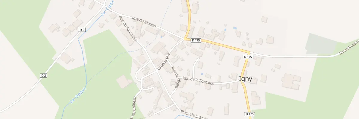 Plan du 6 Rue de l’Eglise à Igny