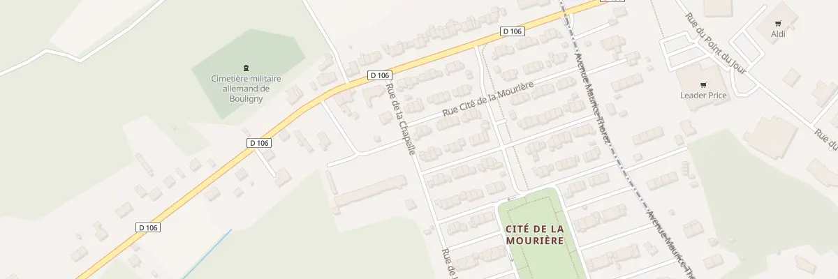 Plan du 48 Rue Cite de la Mouriere à Bouligny