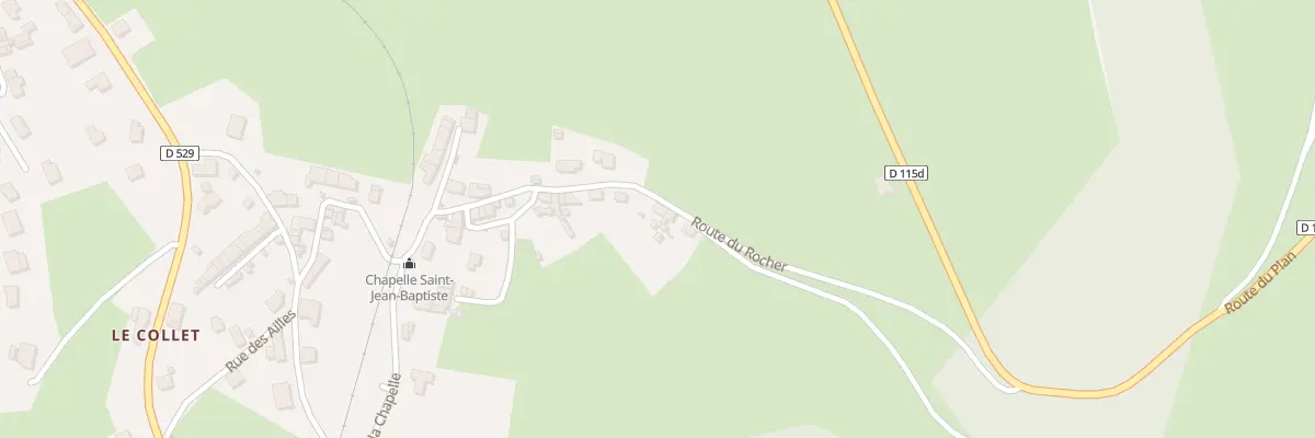 Plan du 2 Rte du Rocher à Pierre-Châtel