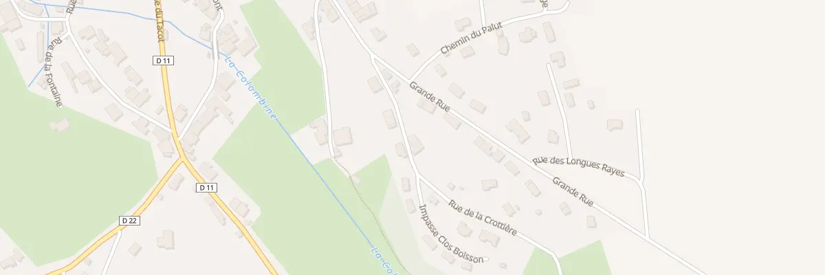 Plan du 3 Rue de la Crottière à Colombine