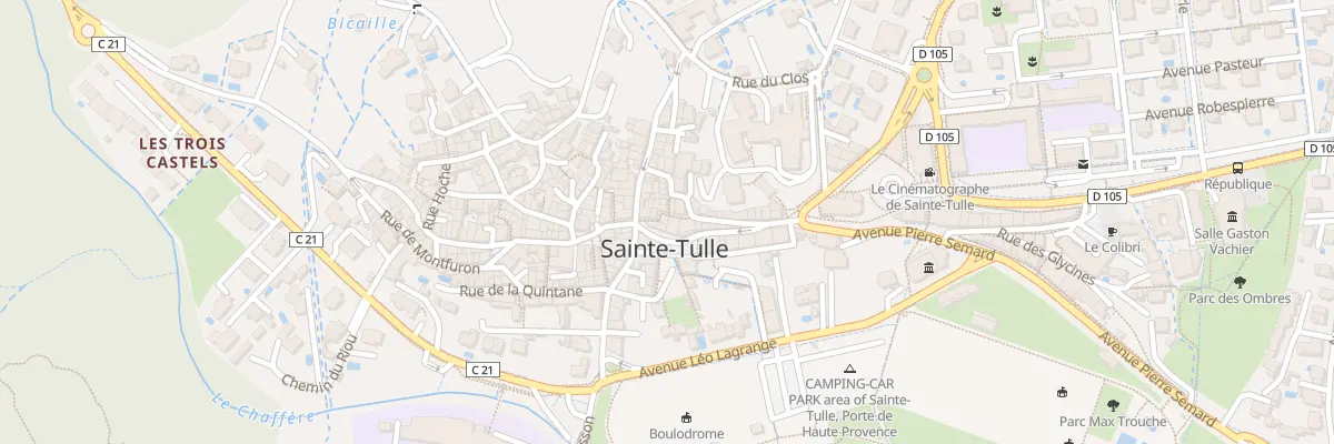 Plan du 16 Tra des Amoureux à Sainte-Tulle