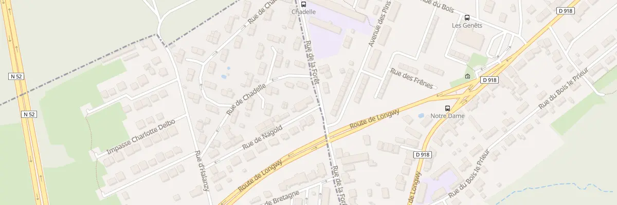 Plan du 2 Rue de Nagold à Longwy