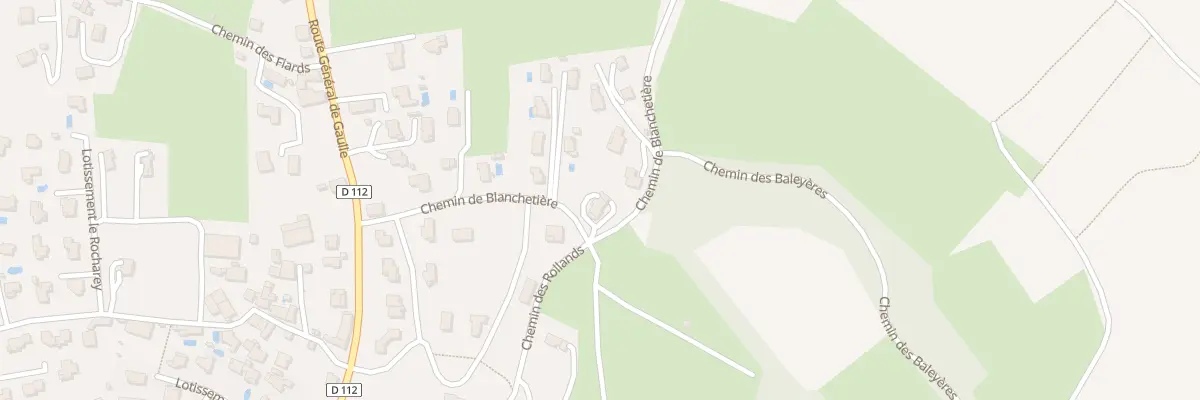 Plan du 197 Che de Blanchetière à Jarrie