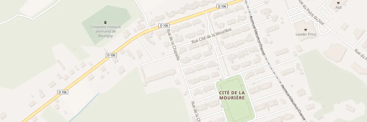 Plan du 60 Rue Cite de la Mouriere à Bouligny