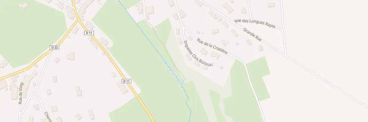 Plan du 6 Imp Clos Boisson à Colombine