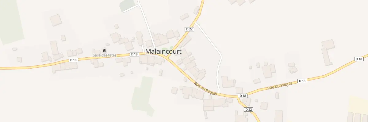 Plan du 5 Rue du Paquis à Malaincourt