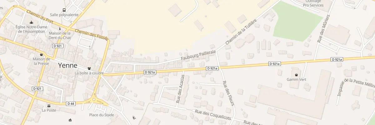 Plan du 235 Rue du Capitaine Simon à Yenne