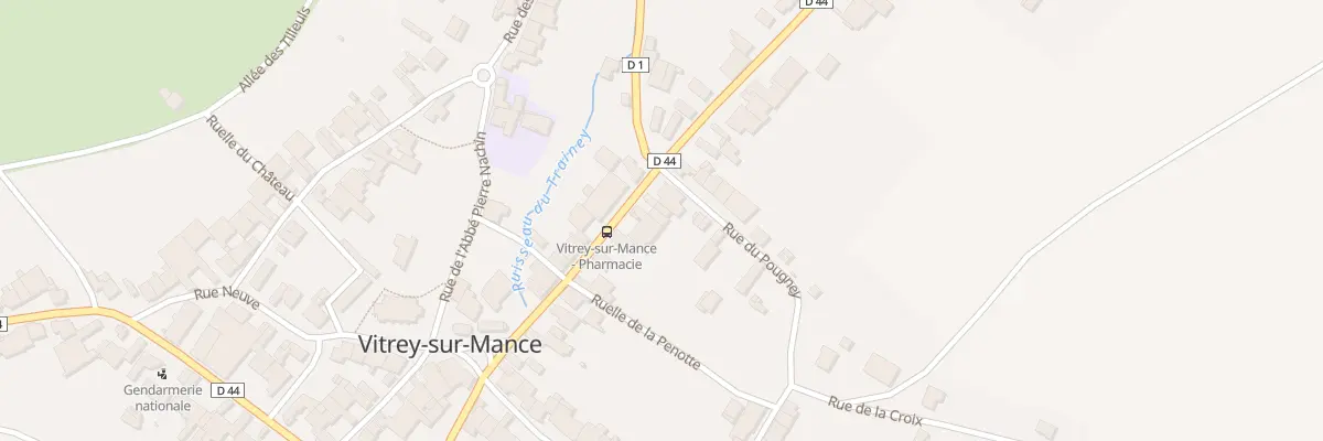 Plan du 21 Rue de Lavaux à Vitrey-sur-Mance