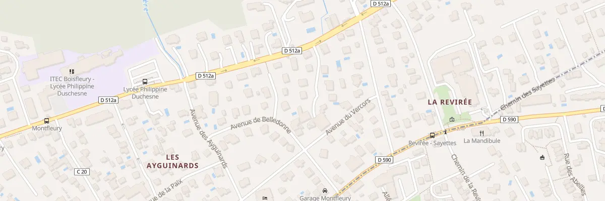 Plan du 8 Rue Jean Mermoz à Corenc