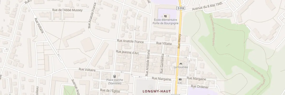 Plan du 41 Rue Aristide Briand à Longwy
