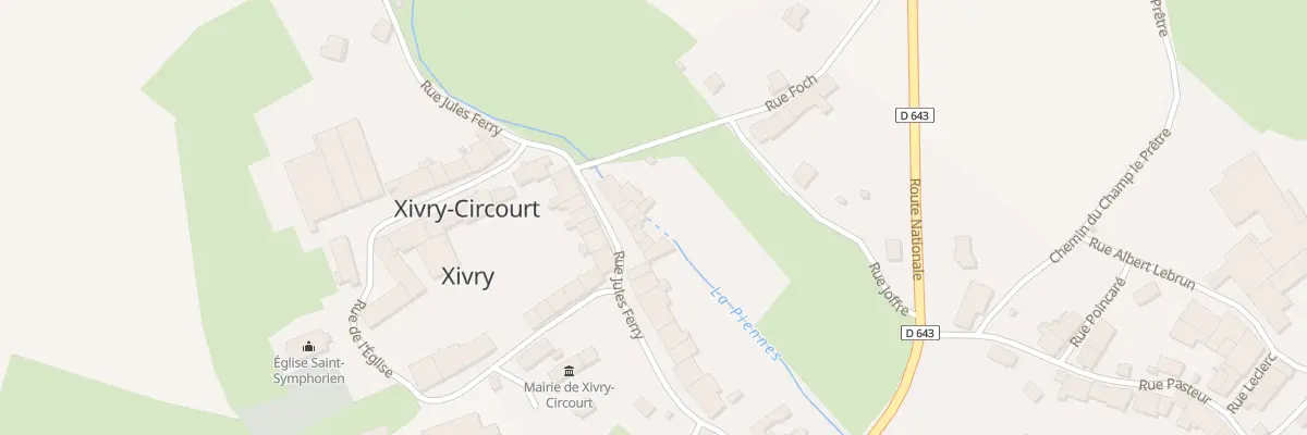 Plan du 26 Rue Jules Ferry à Xivry-Circourt