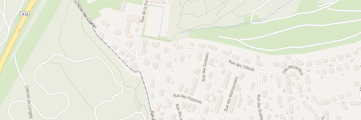 Plan du 3 Rue des Tilleuls à Mont-Saint-Martin