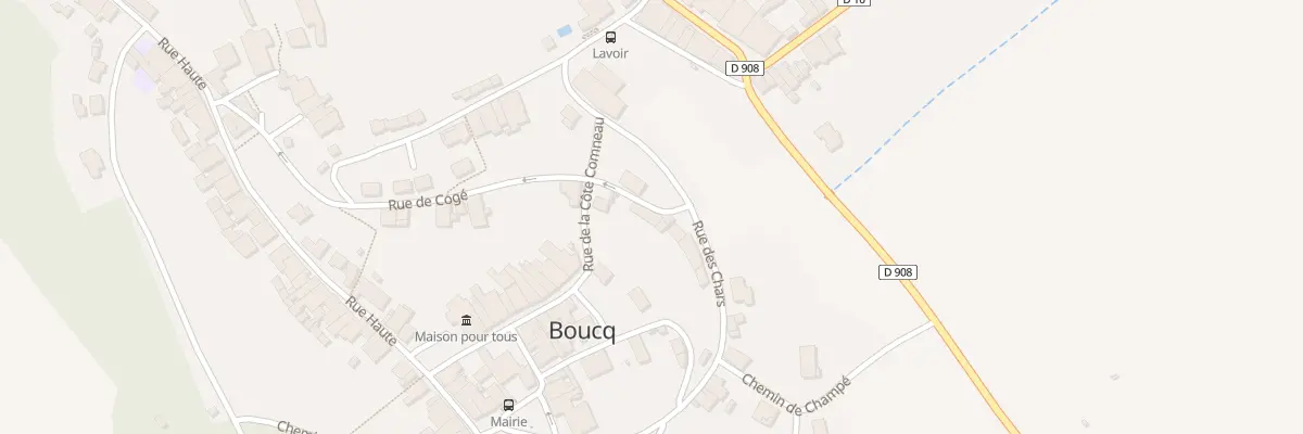 Plan du 45 Rue de Cogé à Boucq
