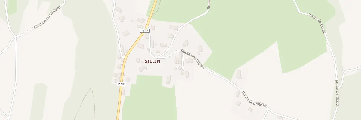 Plan du 5004 Sillin à Massignieu-de-Rives