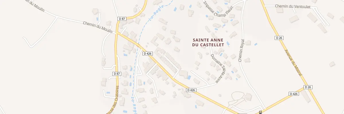 Plan du 18 Rue du Lot l’Aouque au Castellet
