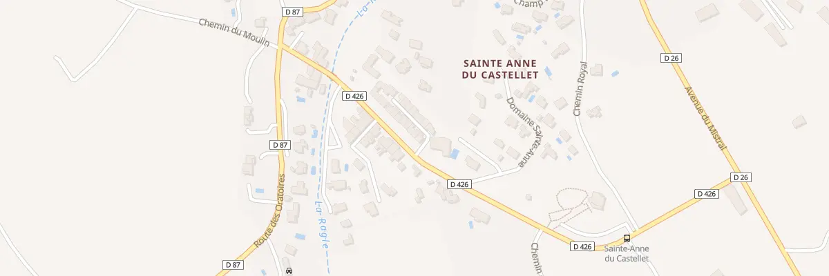 Plan du 11 Rue du Lot l’Aouque au Castellet