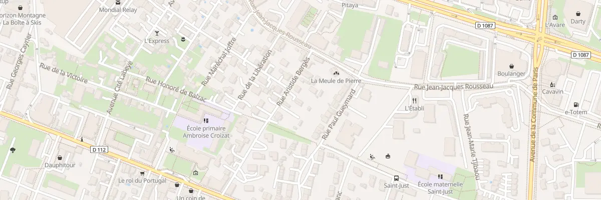 Plan du 13 Rue Aristide Berges à Saint-Martin-d’Hères
