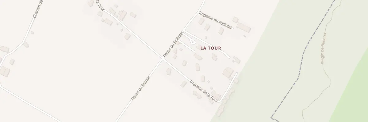 Plan du 65 Imp de la Tour à Entre-deux-Guiers