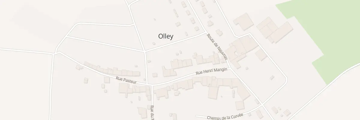 Plan du 12 Rue Henri Mangin à Olley