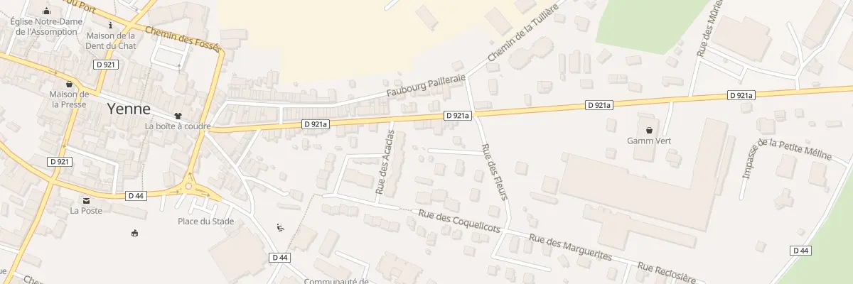 Plan du 262 Rue du Capitaine Simon à Yenne