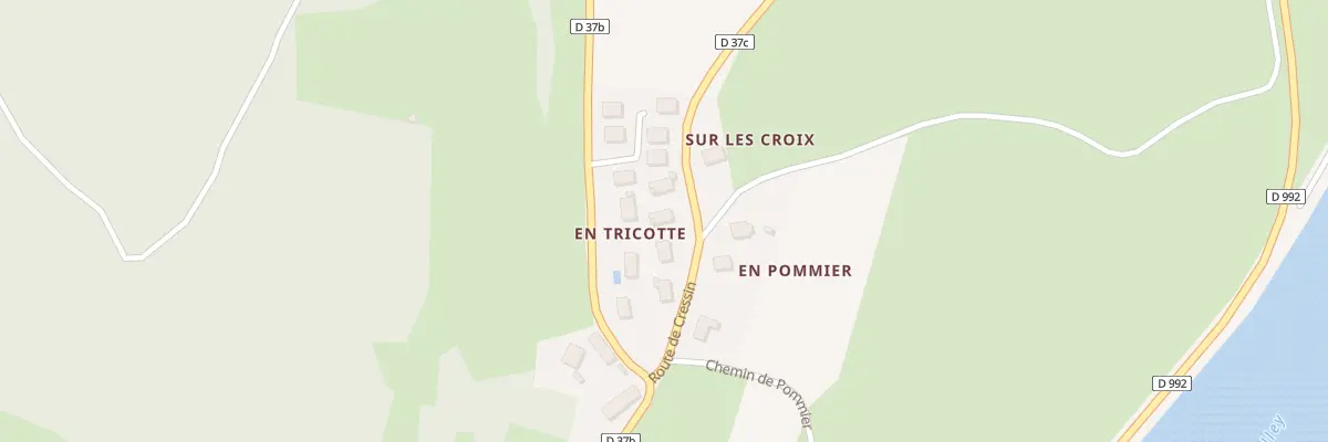 Plan du 568B Rte de Cressin à Cressin-Rochefort