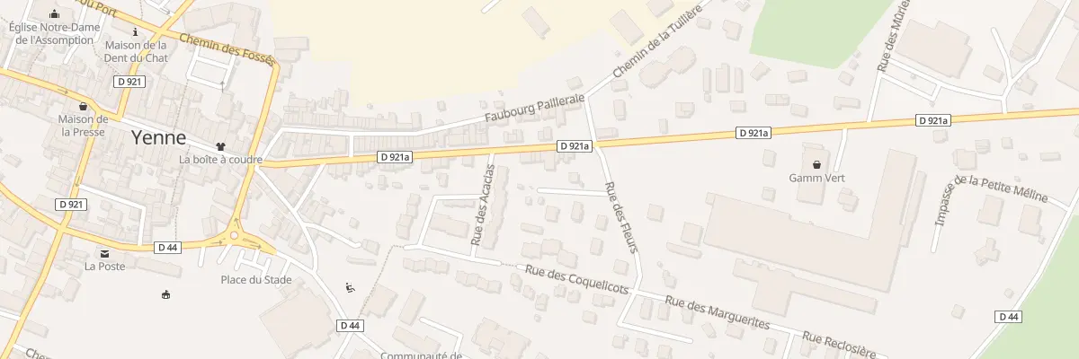 Plan du 266 Rue du Capitaine Simon à Yenne