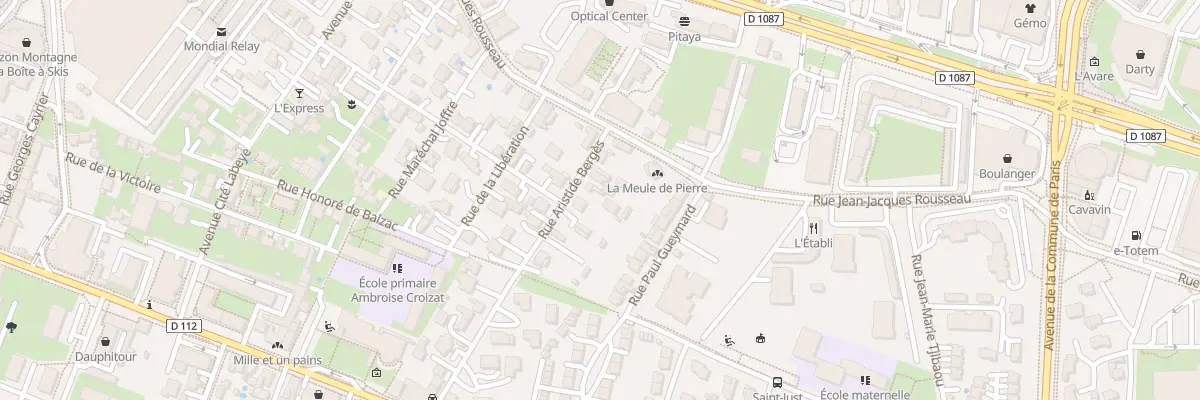 Plan du 7 Rue Aristide Berges à Saint-Martin-d’Hères