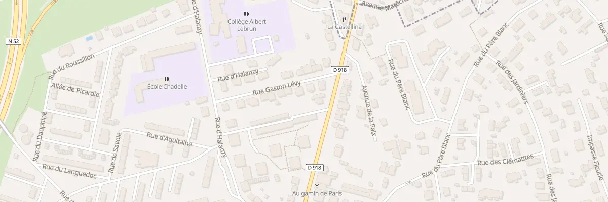 Plan du 27 Av de la Paix à Longwy