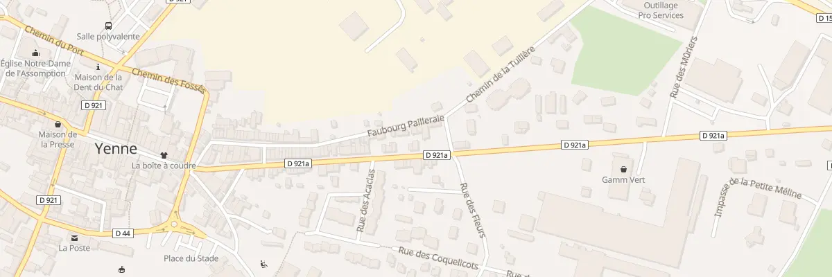 Plan du 277 Rue du Capitaine Simon à Yenne