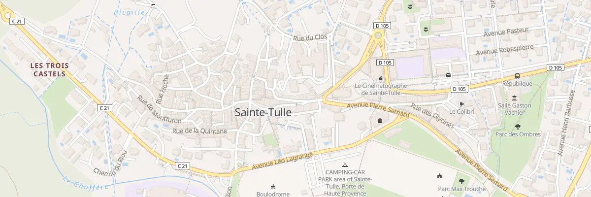 Plan du 10 Rue Saint Sébastien à Sainte-Tulle