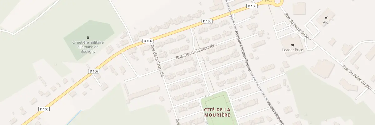 Plan du 44 Rue Cite de la Mouriere à Bouligny