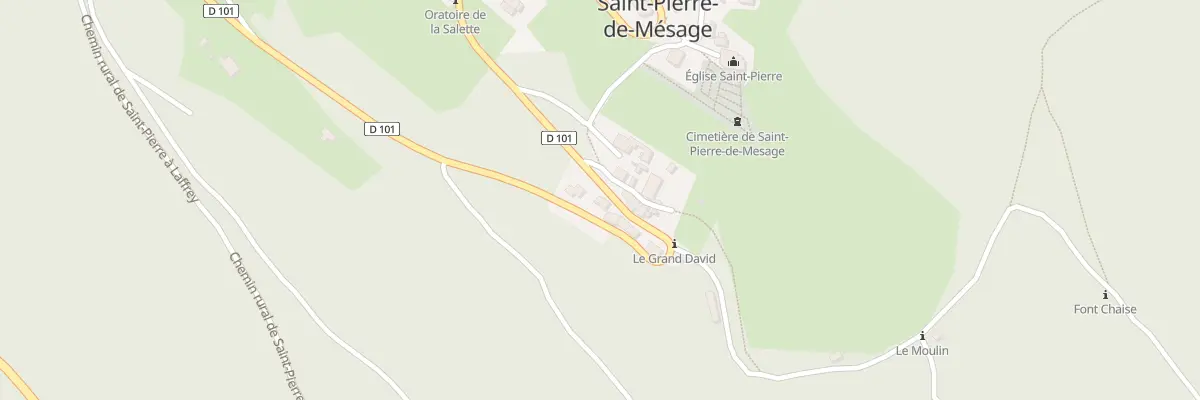 Plan du 1308 Rte du Connex à Saint-Pierre-de-Mésage