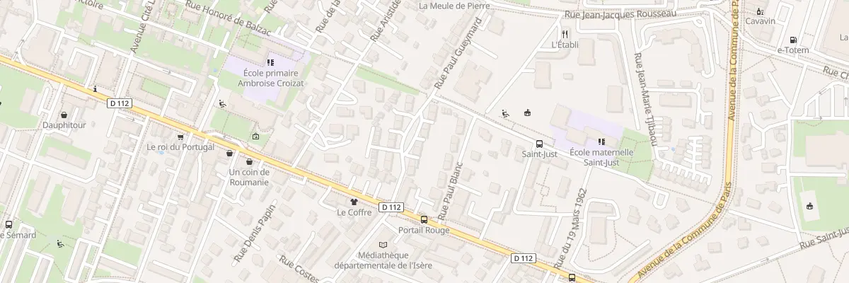 Plan du 24 Rue Paul Gueymard à Saint-Martin-d’Hères