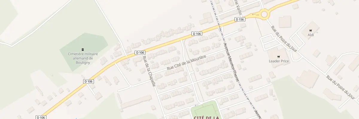 Plan du 31 Rue Cite de la Mouriere à Bouligny