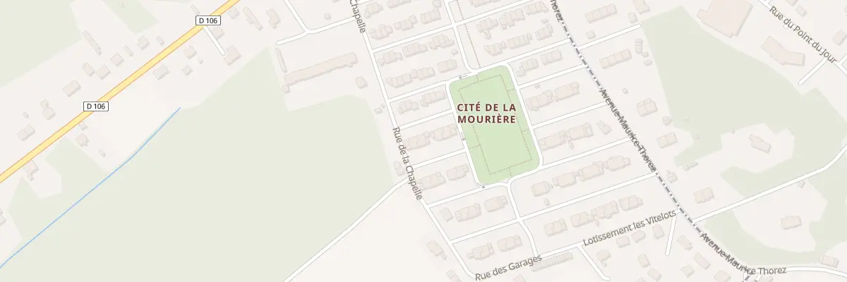 Plan du 107 Rue Cite de la Mouriere à Bouligny