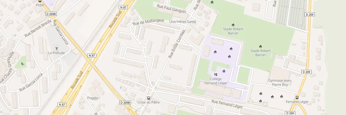 Plan du 14 Rue Toulouse Lautrec à Saint-Martin-d’Hères