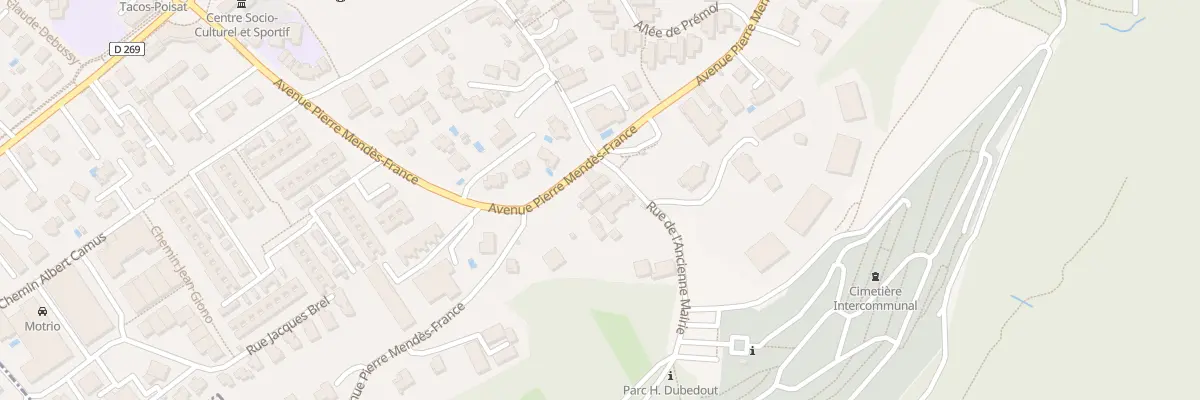 Plan du 6 Rue de l’Ancienne Mairie à Poisat