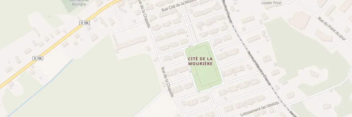 Plan du 90 Rue Cite de la Mouriere à Bouligny
