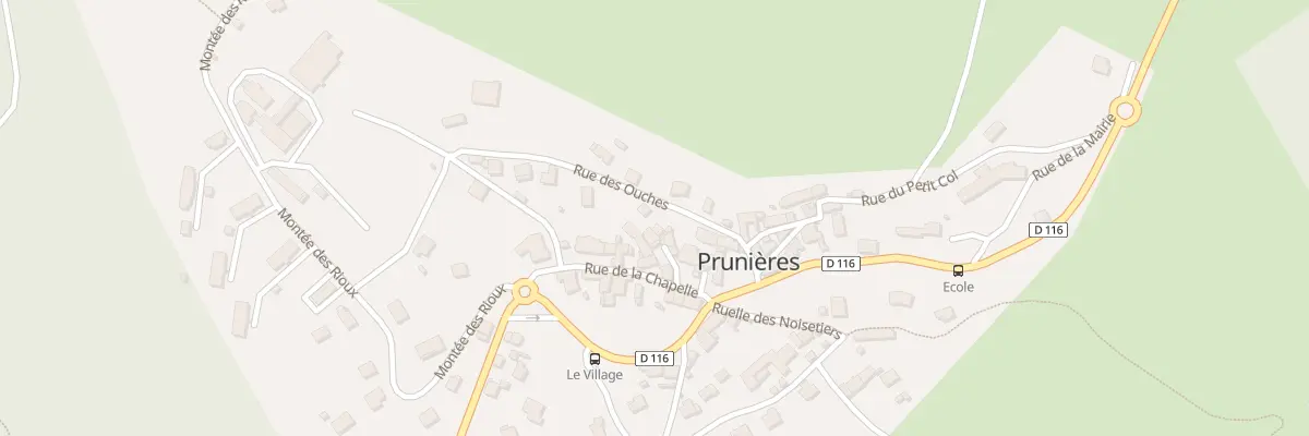 Plan du 143 Rue des Ouches à Prunières