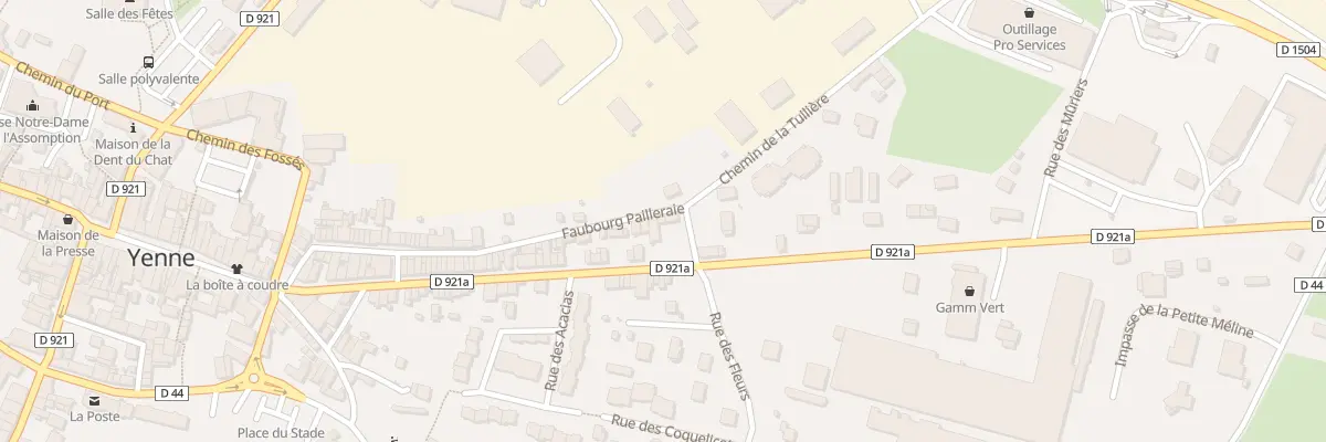 Plan du 293 Rue du Capitaine Simon à Yenne