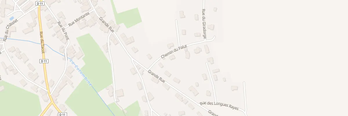 Plan du 4 Che du Palut à Colombine