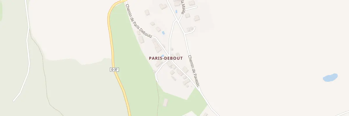 Plan du 5018 Paris Debout à Massignieu-de-Rives