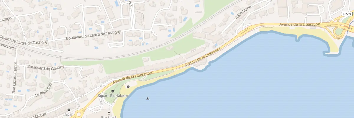 Plan du 200 Av de la Liberation à Bandol