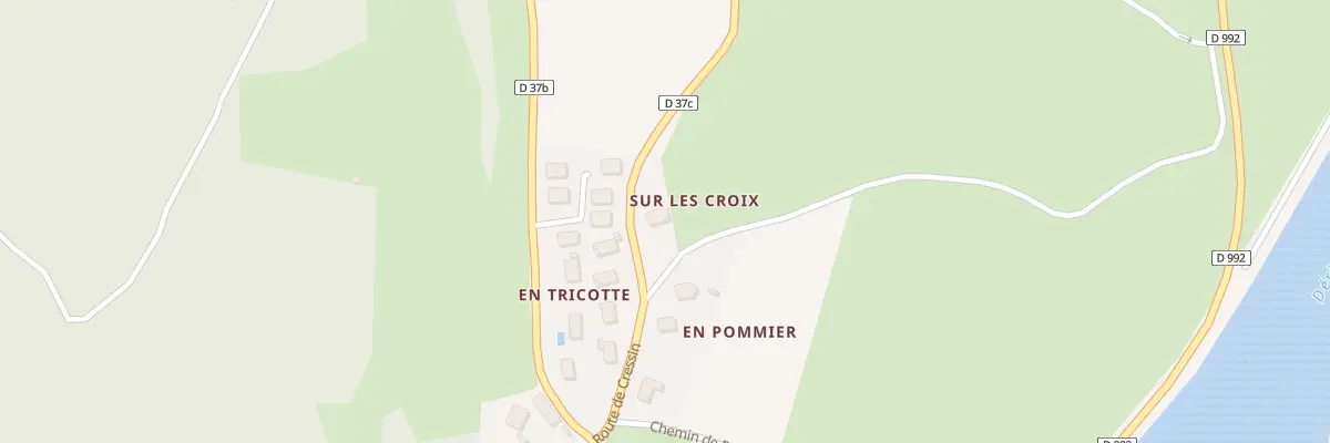 Plan du 517 Rte de Cressin à Cressin-Rochefort