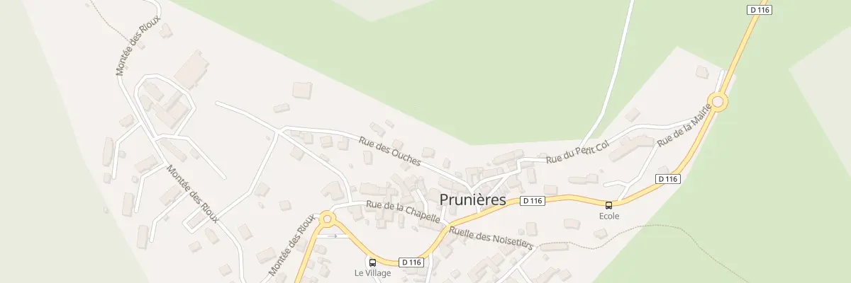 Plan du 120 Rue des Ouches à Prunières