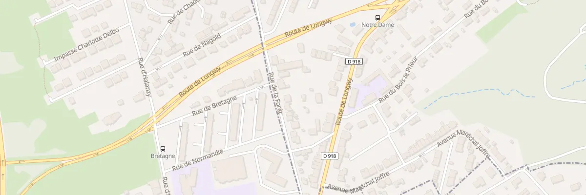 Plan du 21 Rue de la Foret à Mont-Saint-Martin