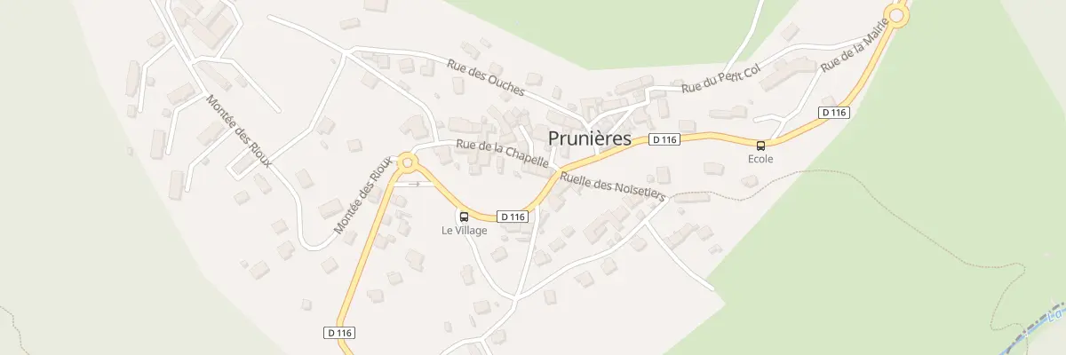 Plan du 460 Rte de la Corniche à Prunières