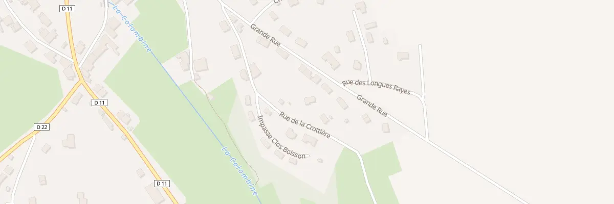 Plan du 7 Rue de la Crottière à Colombine