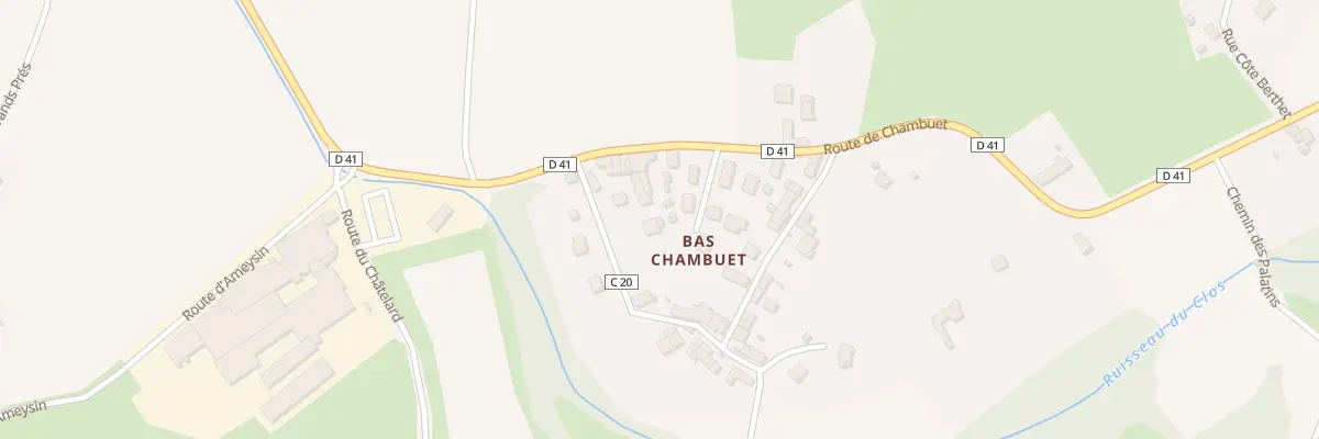 Plan du 1084 Rte de Chambuet à Yenne